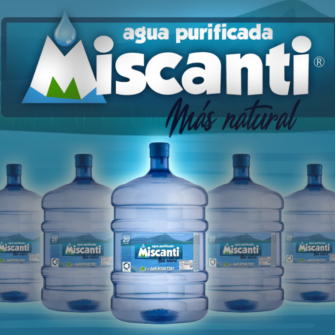 Distribución de Agua Purificada para hogares y empresas. Despacho a Domicilio Sin Costo por 4 Bidones. Los Dominicos El Alba Padre Hurtado Tomás Moro